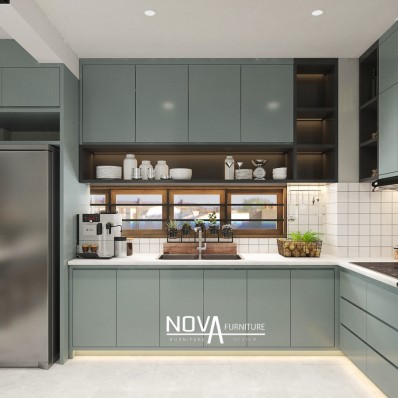 Thiết kế tủ bếp hiện đại tại NovaFurniture