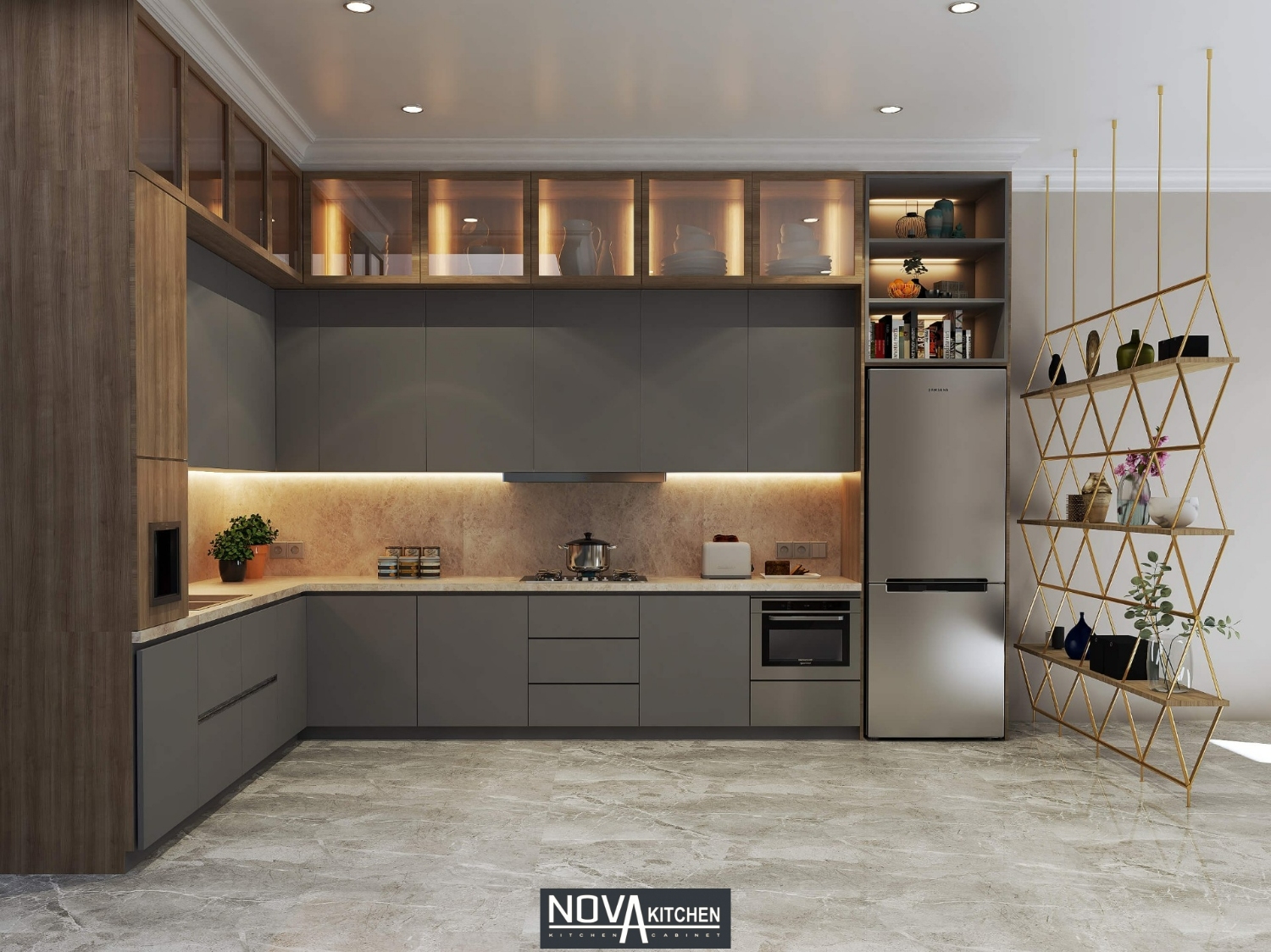 Những lựa chọn vật liệu thích hợp cho tủ bếp ở Tiền Giang: Đa dạng và thân thiện với môi trường