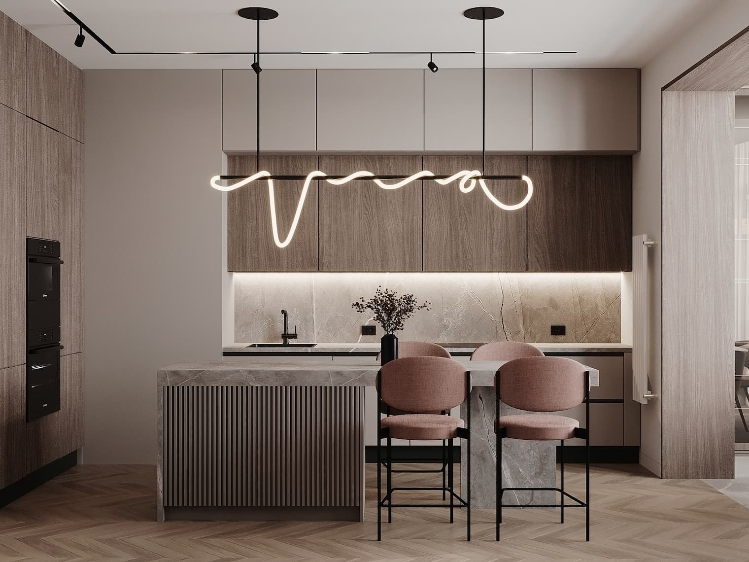 TỦ BẾP MDF ĐƠN GIẢN MÀ ĐẸP