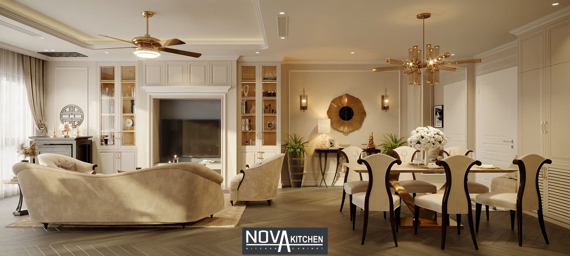 Nội thất tân cổ điển HCM