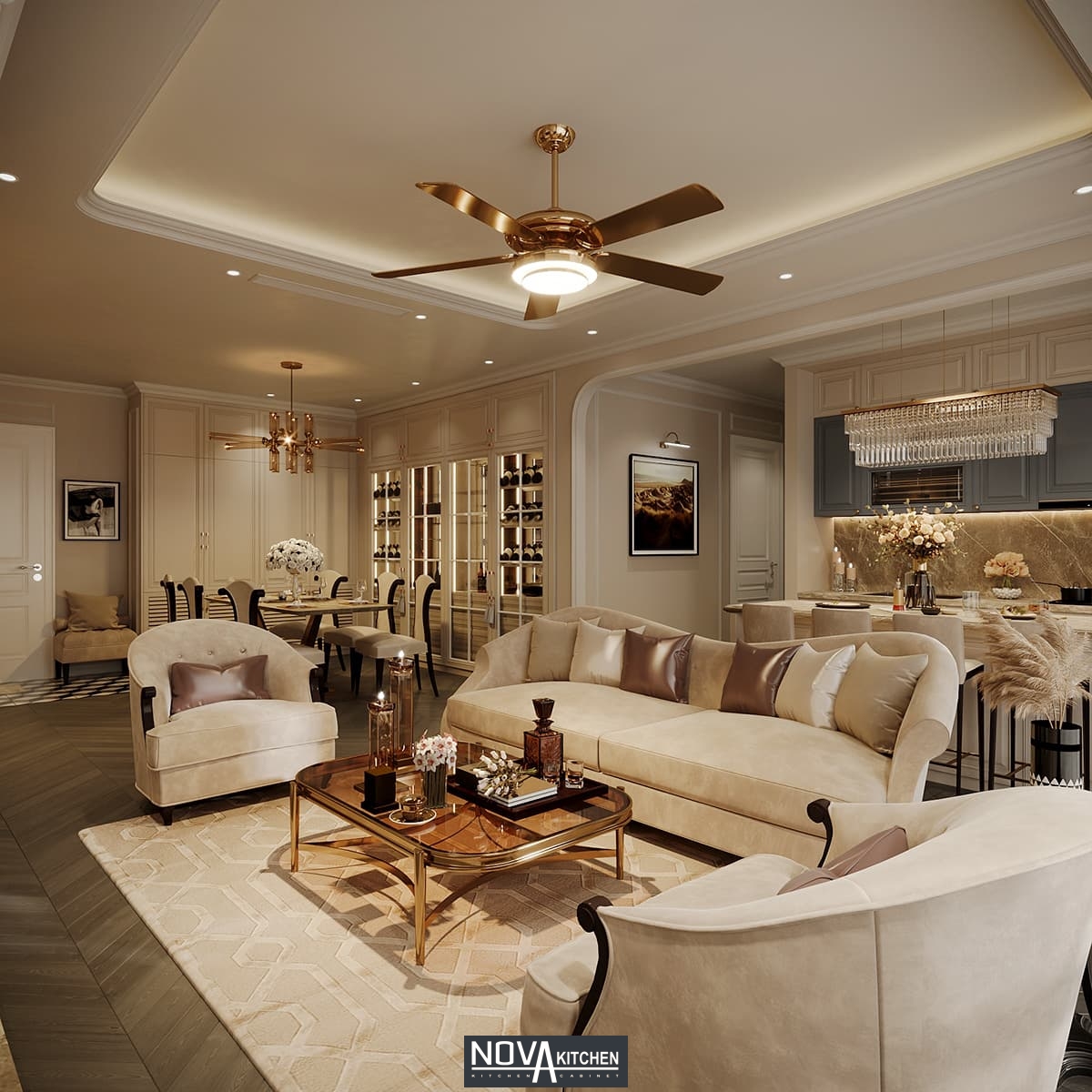 Nội thất tân cổ điển HCM
