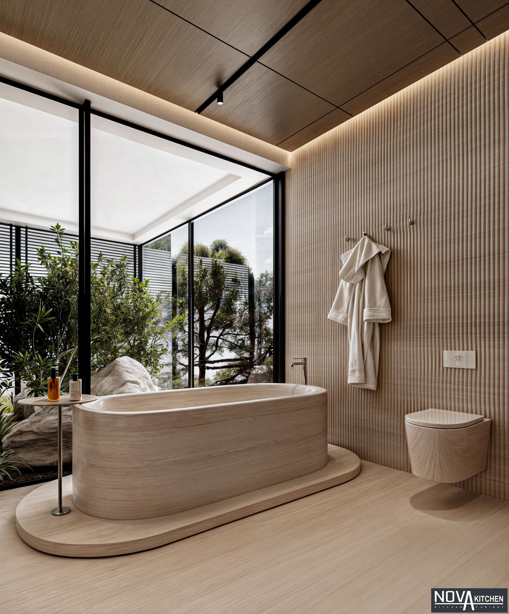 Nội thất phòng tắm sang trọng đẳng cấp