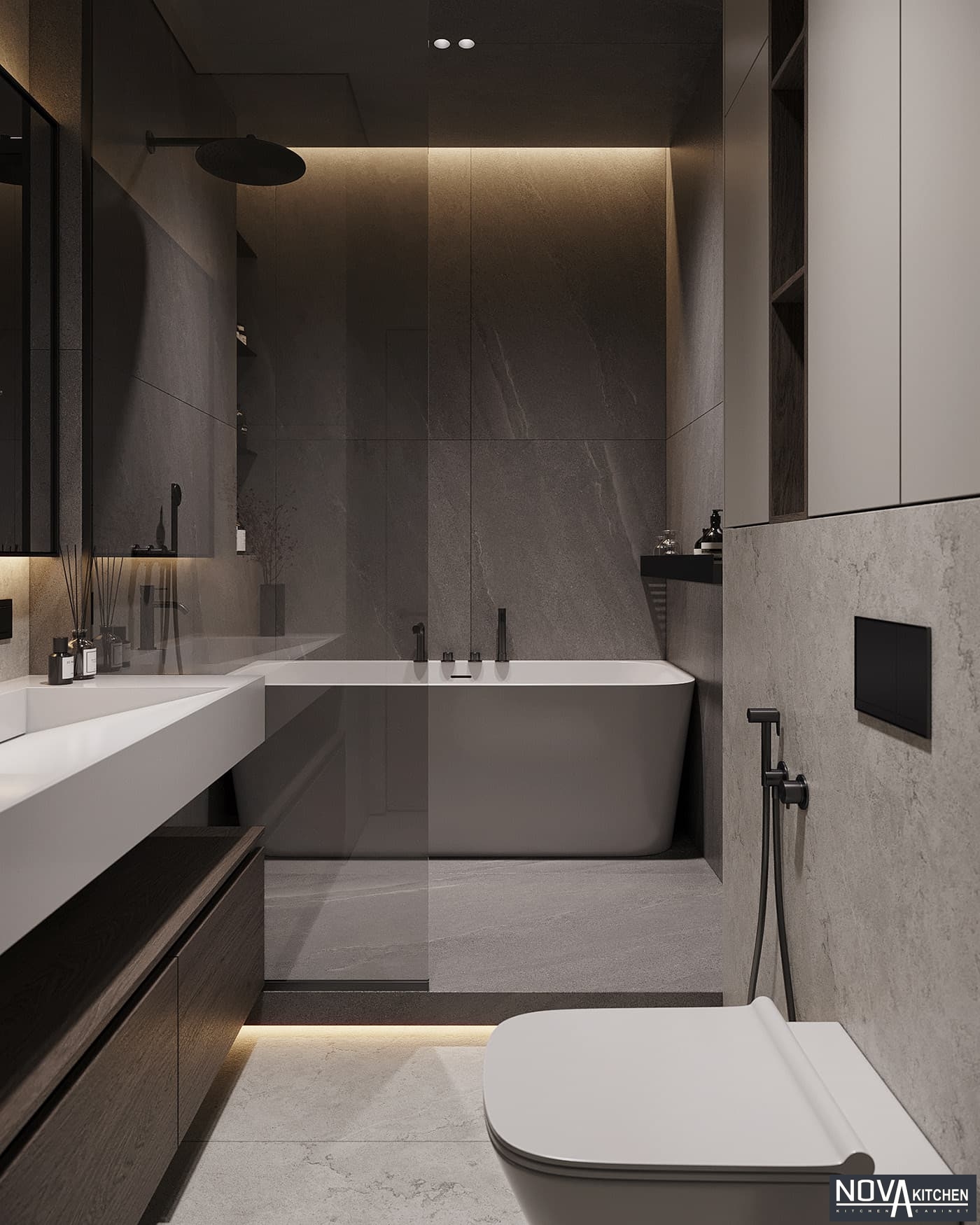 Thiết kế nội thất phòng tắm hiện đại Quận 7