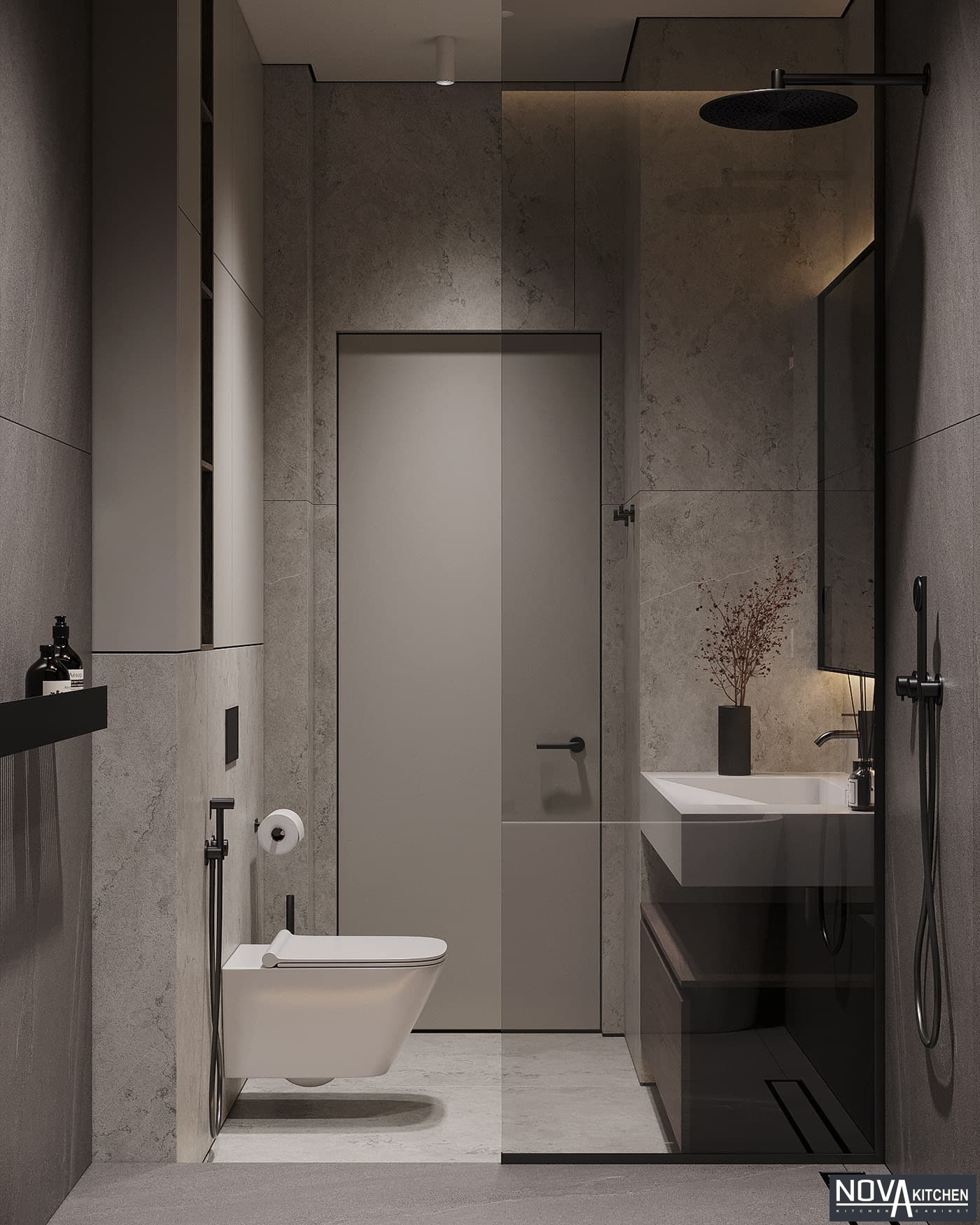 Thiết kế nội thất phòng tắm hiện đại Quận 7