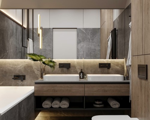 Thiết kế phòng tắm hiện đại ở An Giang