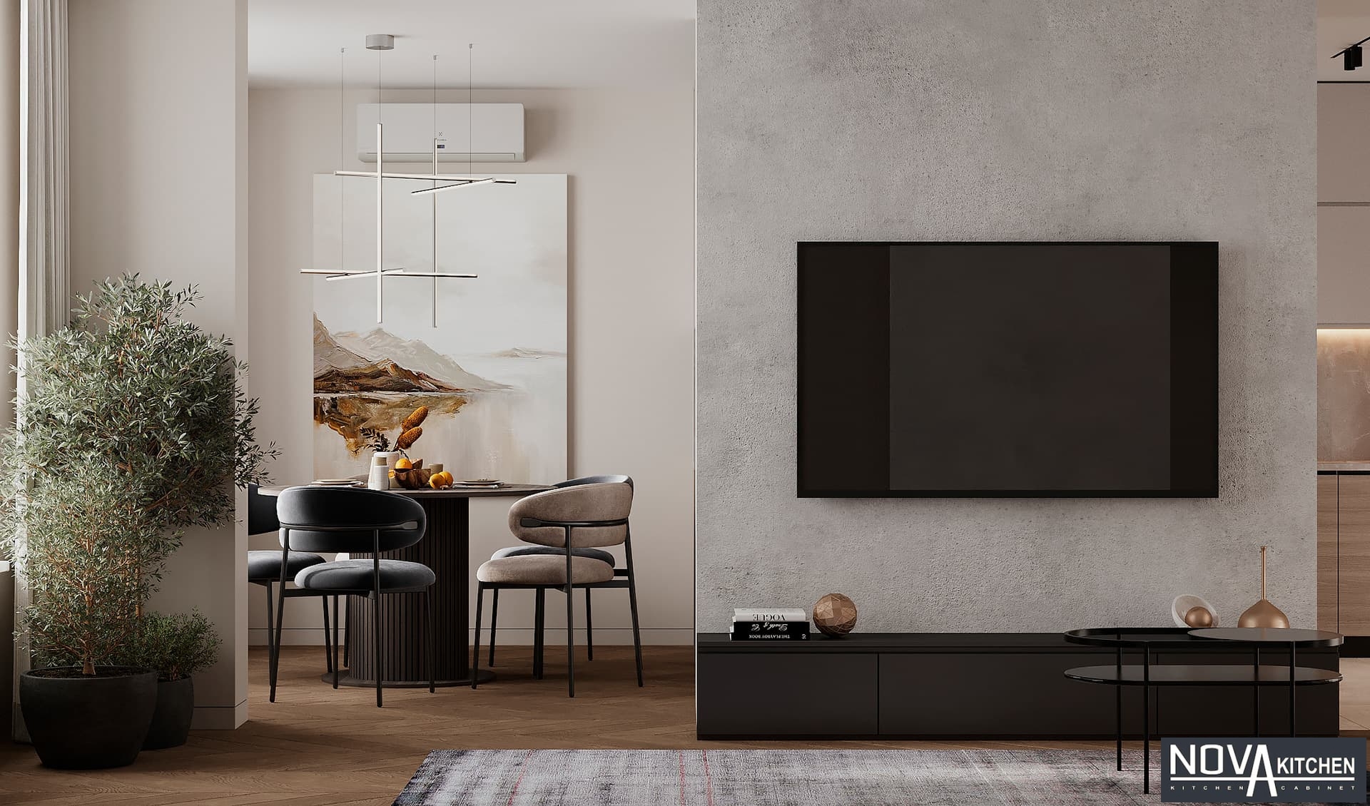 Dự án thiết kế thi công nội thất căn hộ quận 4