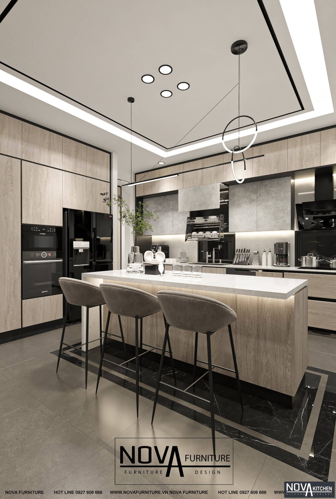 Nội thất căn hộ hiện đại Vũng Tàu