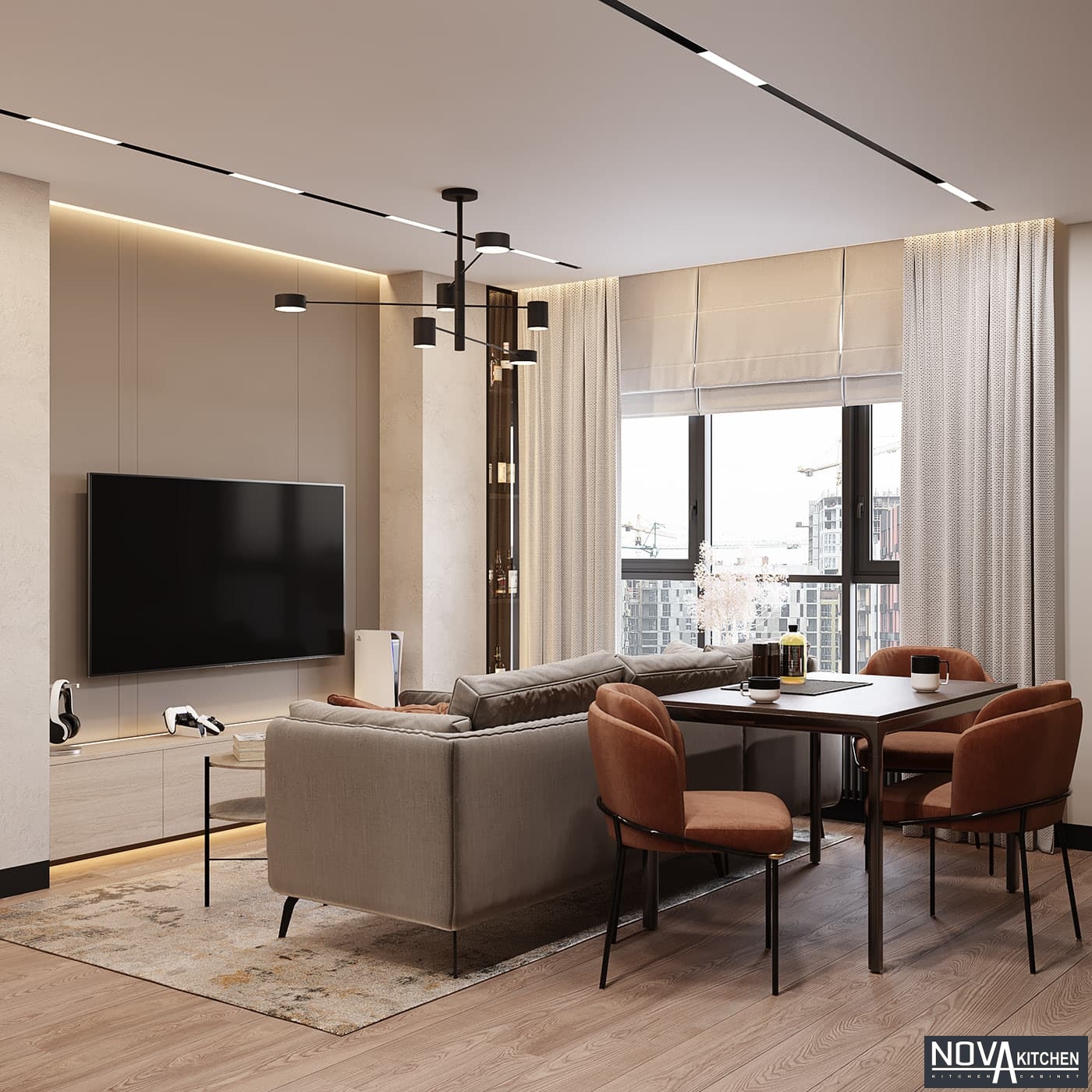 Thiết kế nội thất căn hộ Quận 1