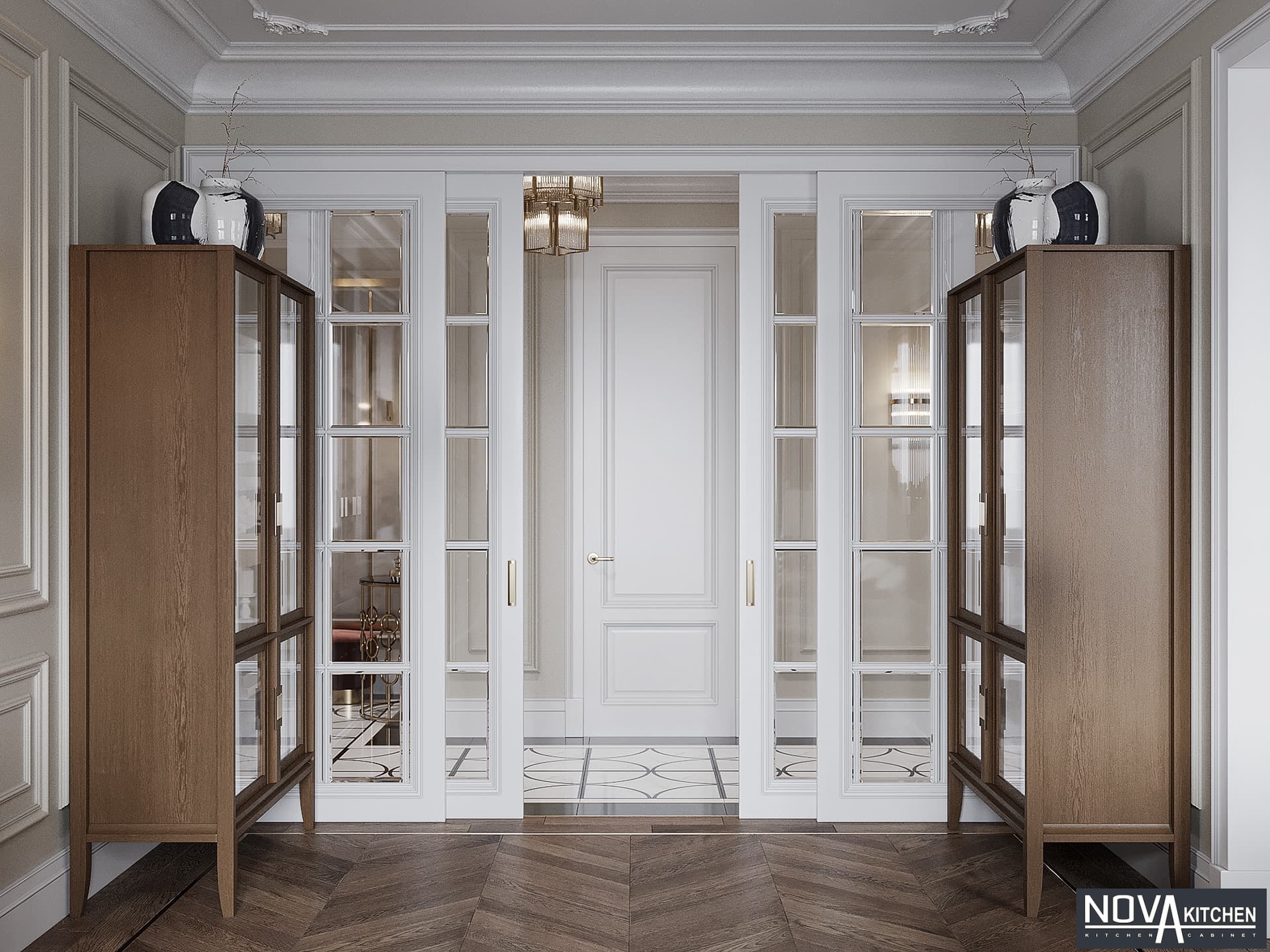 Thiết kế nội thất Căn Hộ Tân Cổ Điển