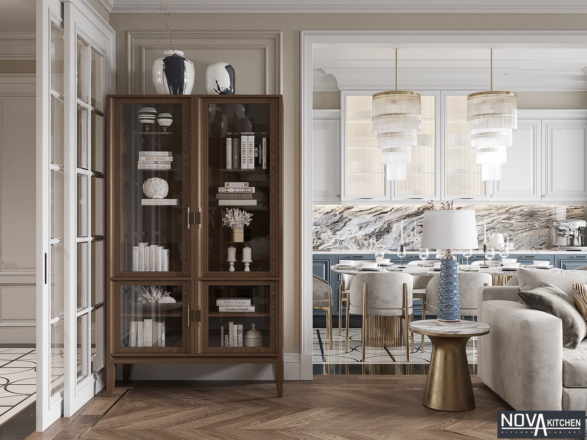 Thiết kế nội thất Căn Hộ Tân Cổ Điển