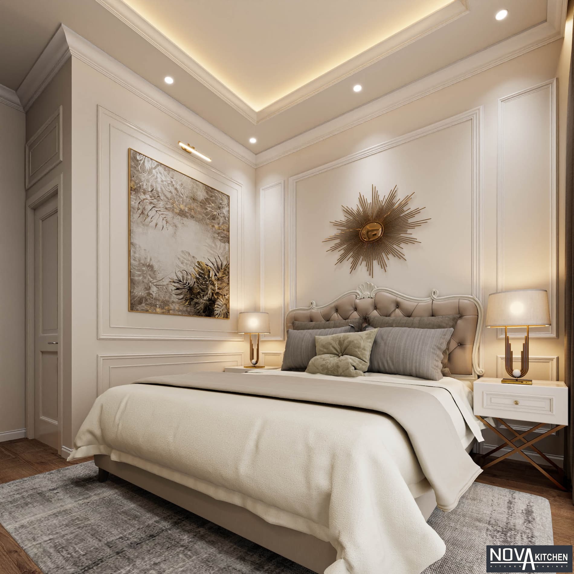 Thiết kế nội thất nhà phố phong cách tân cổ điển