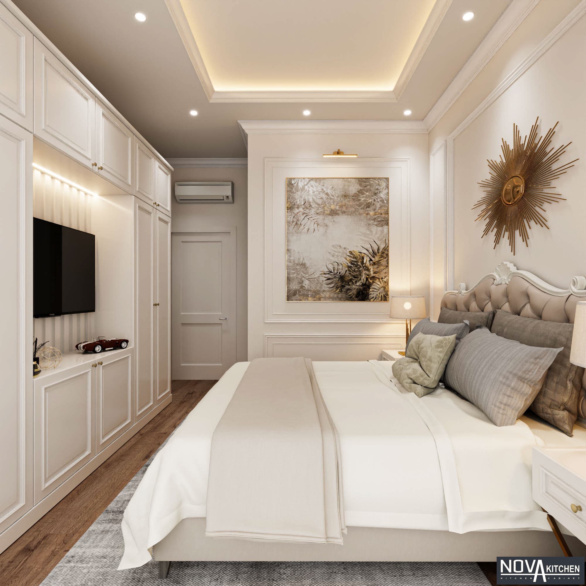 Thiết kế nội thất nhà phố phong cách tân cổ điển