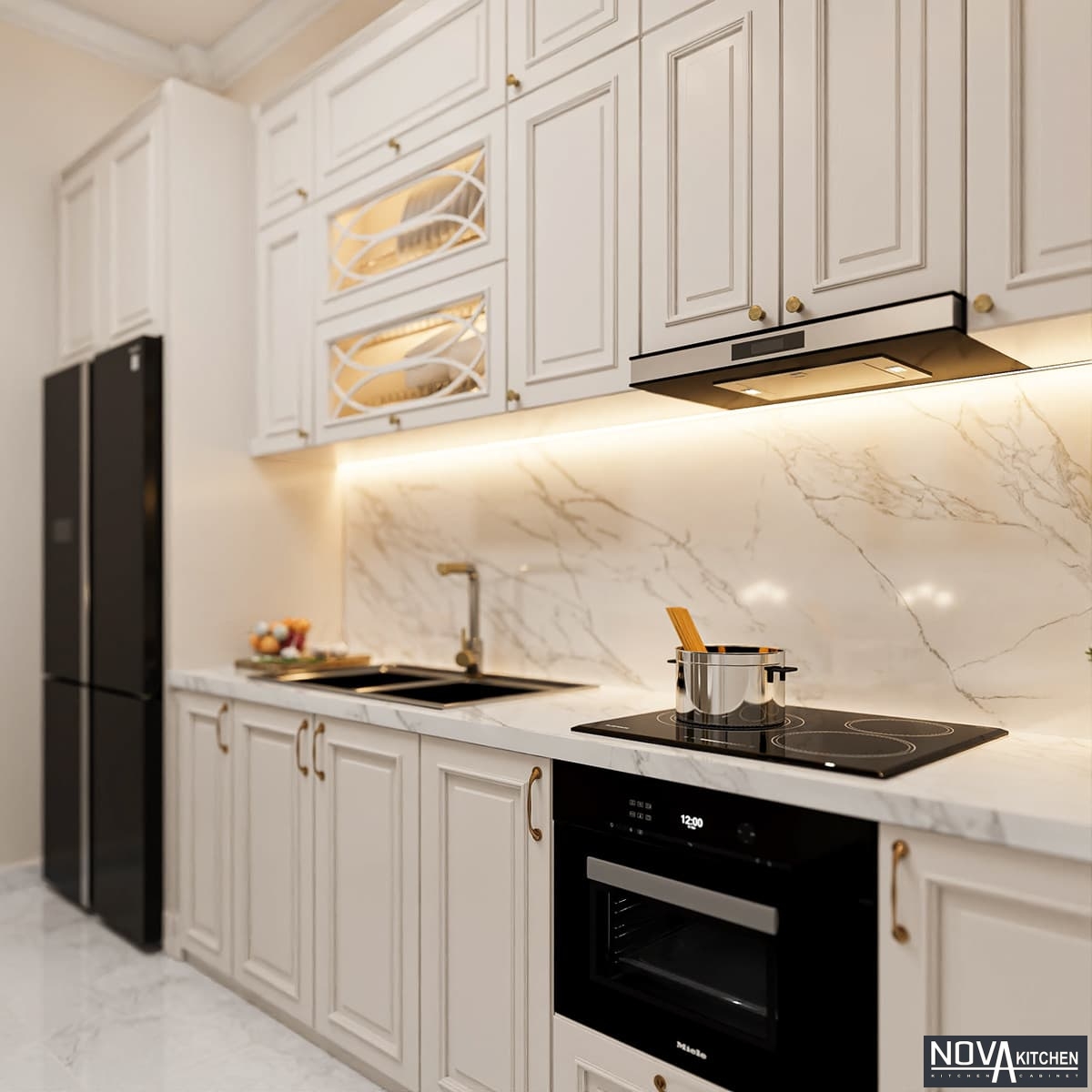 Thiết kế nội thất nhà phố phong cách tân cổ điển