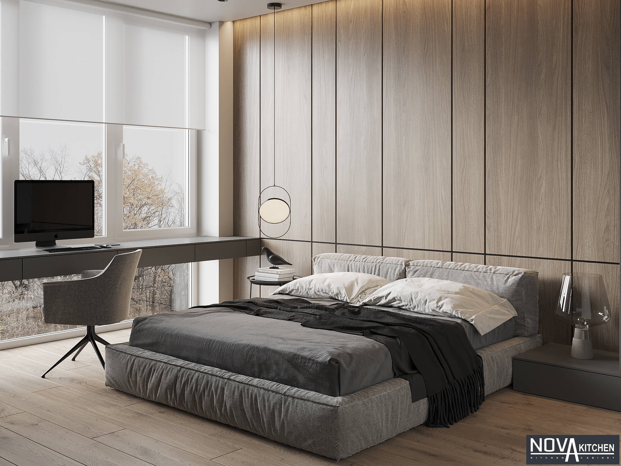 Thiết kế thi công nội thất căn hộ 1 phòng ngủ HCM