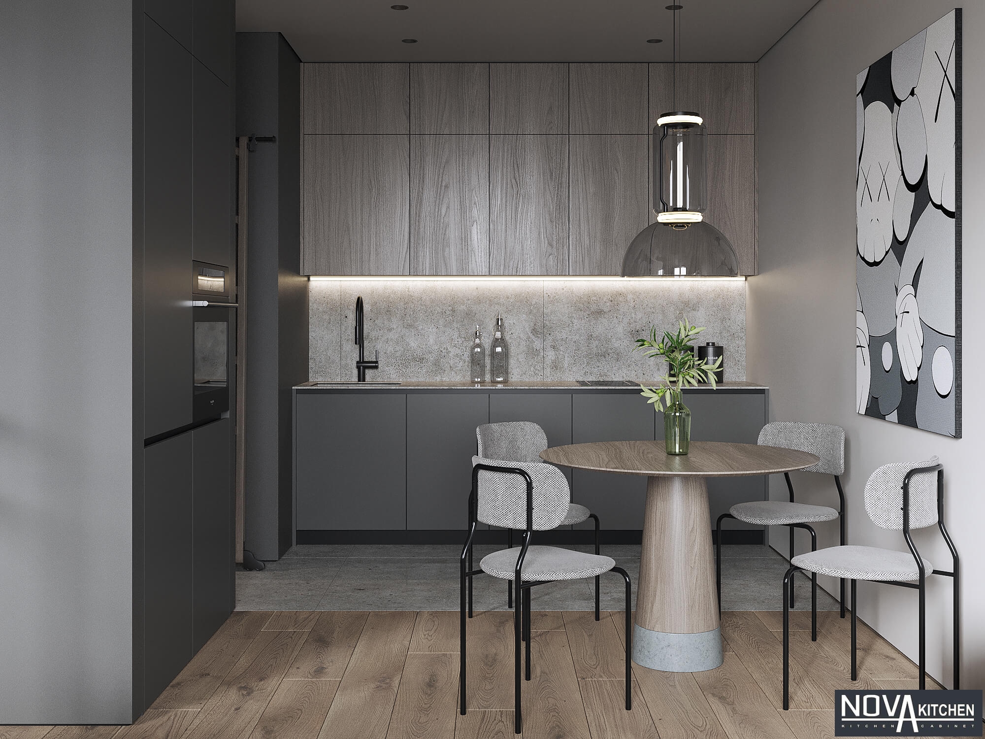 Thiết kế thi công nội thất căn hộ 1 phòng ngủ HCM