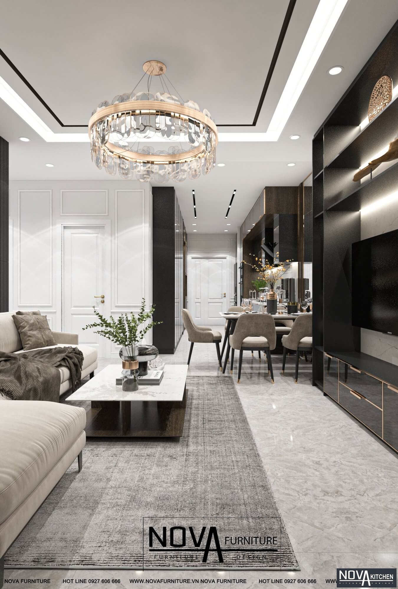 Thiết kế thi công nội thất căn hộ Vũng Tàu chuyên nghiệp, uy tín