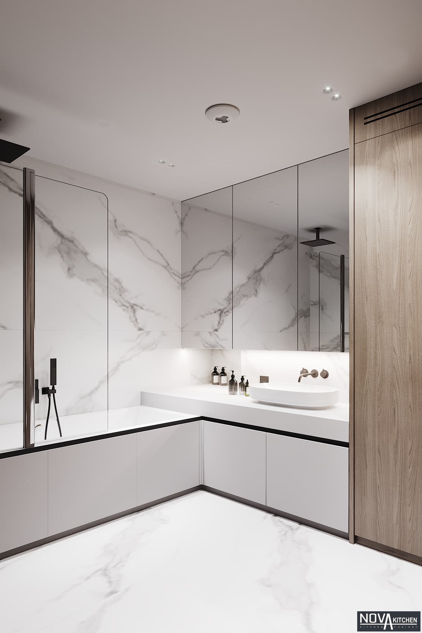 Thiết kế thi công nội thất nhà phố hiện đại Tiền Giang