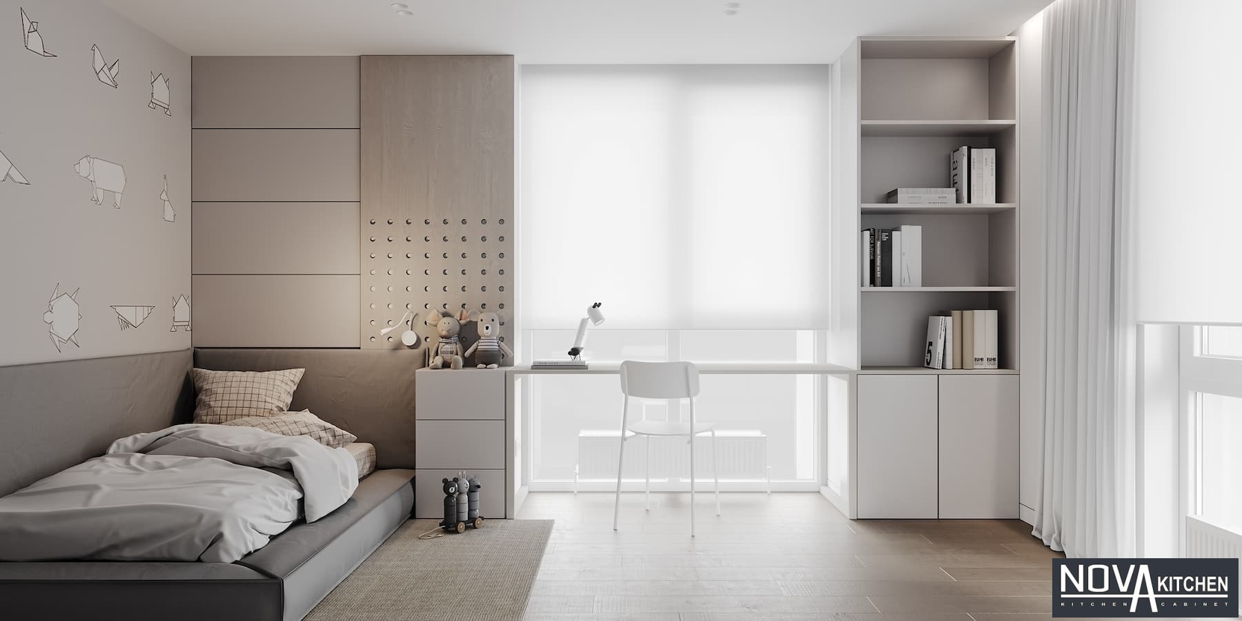 Thiết kế thi công nội thất nhà phố hiện đại Tiền Giang