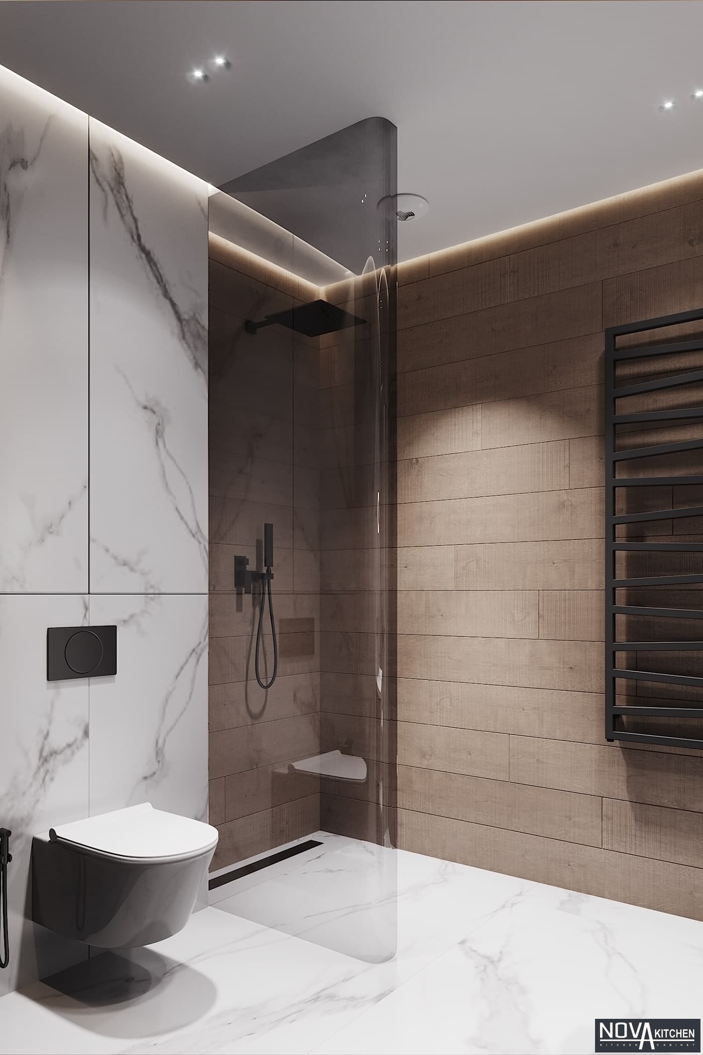 Thiết kế thi công nội thất nhà phố hiện đại Tiền Giang