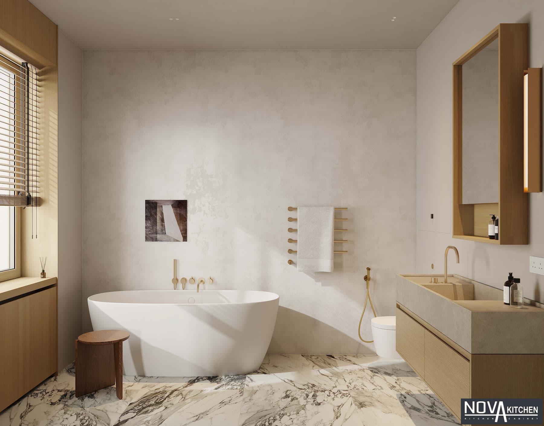 Nội thất căn hộ hiện đại ở Bình Chánh