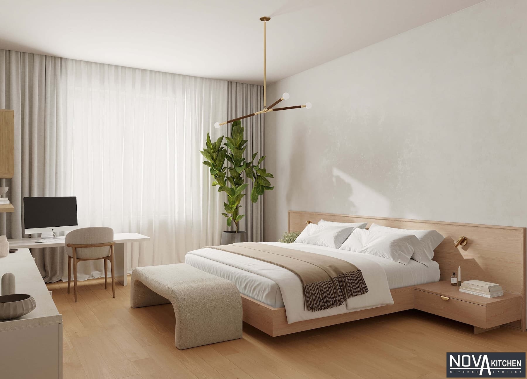 Nội thất căn hộ hiện đại ở Bình Chánh