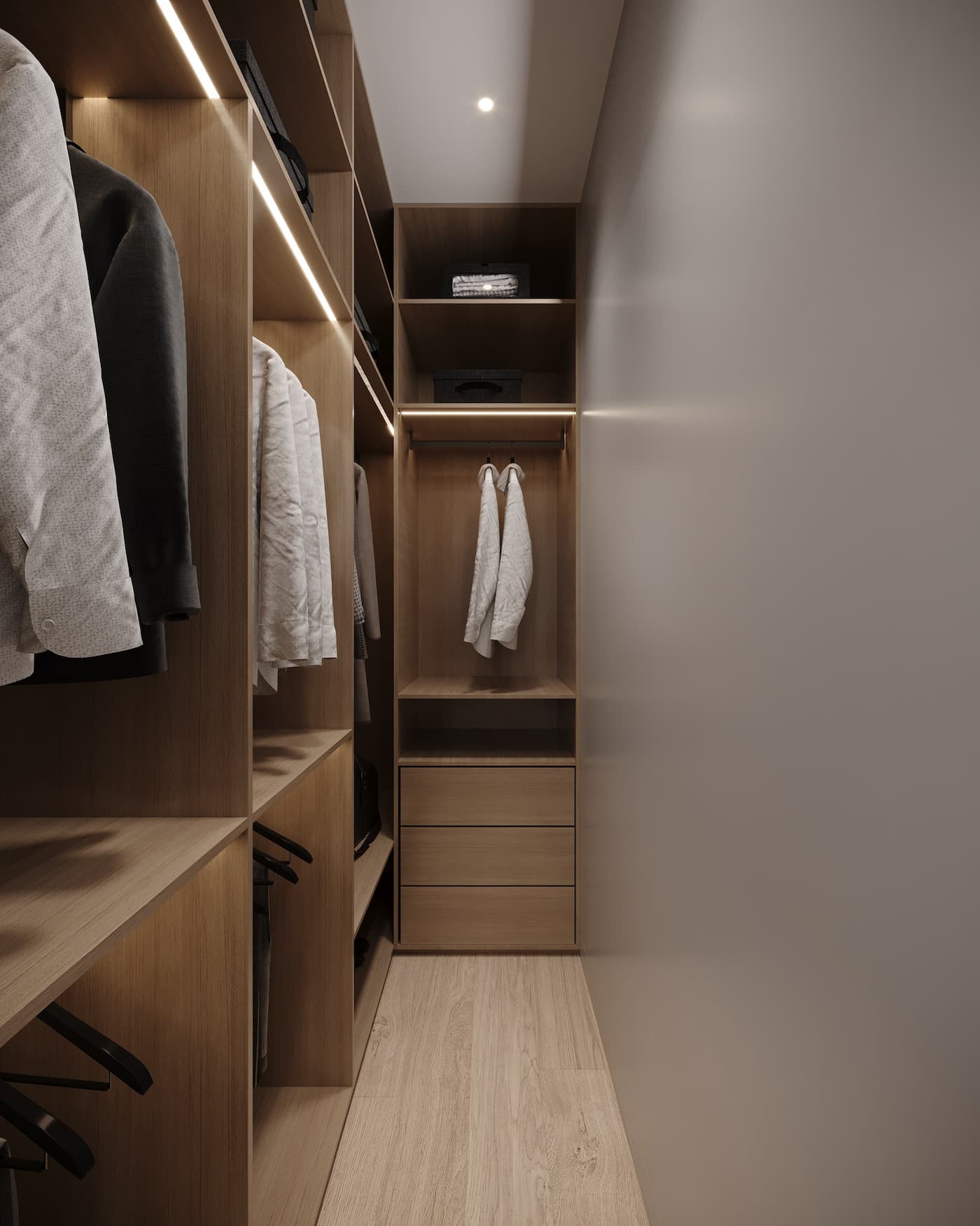 Thiết kế thi công tủ áo gỗ ở Biên Hoà
