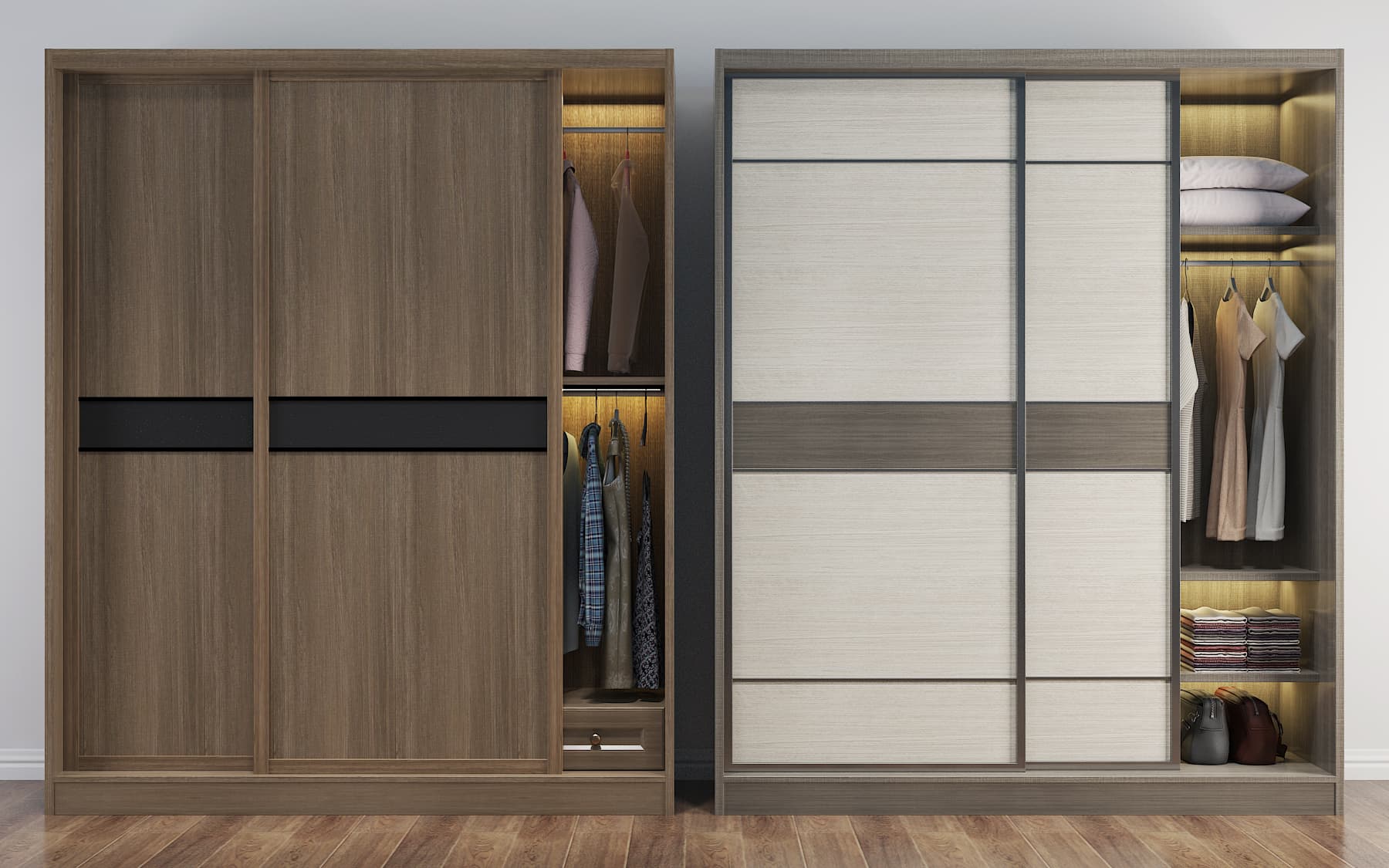 Top tủ áo đẹp HCM thiết kế riêng