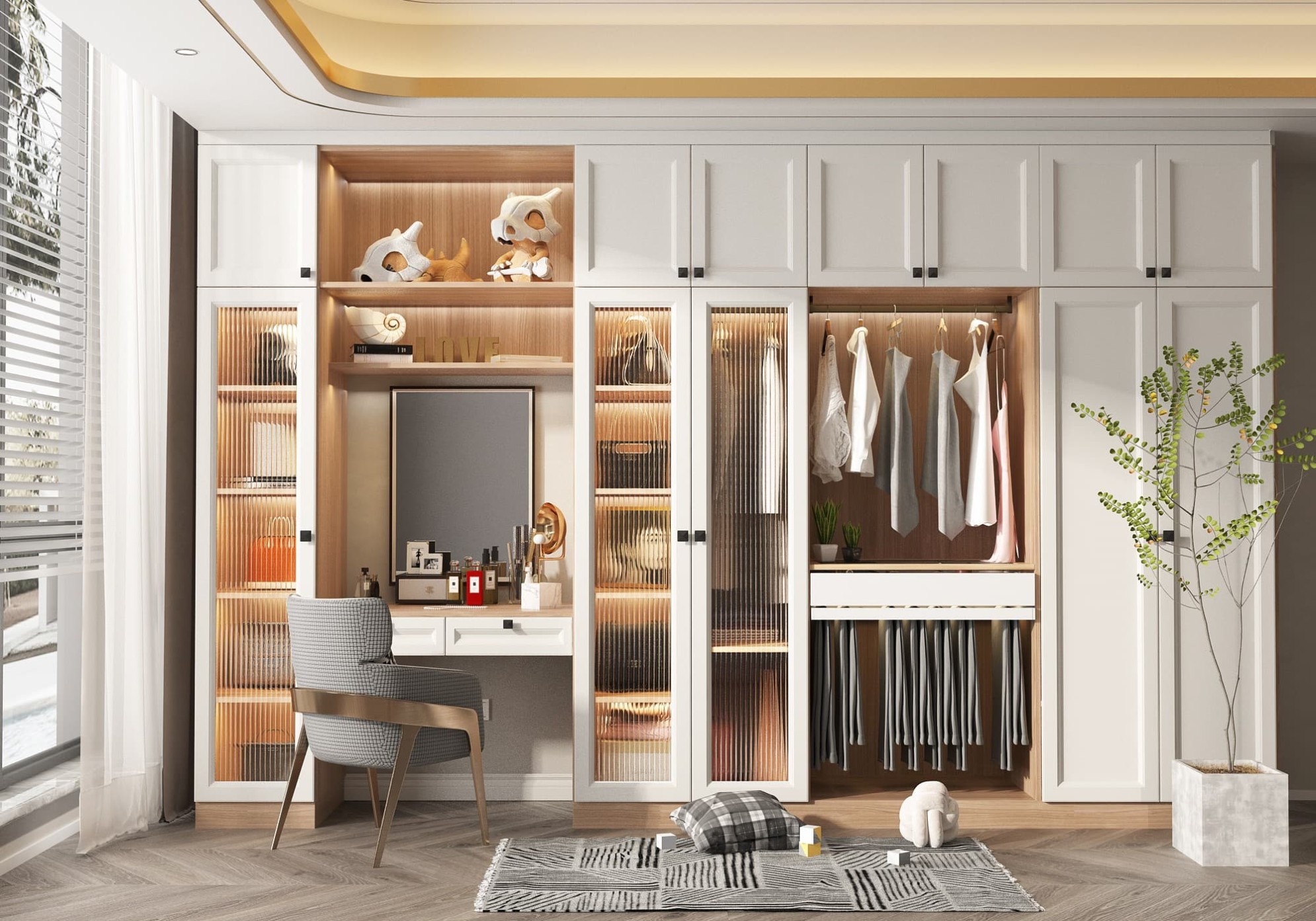 Top tủ áo đẹp HCM thiết kế riêng