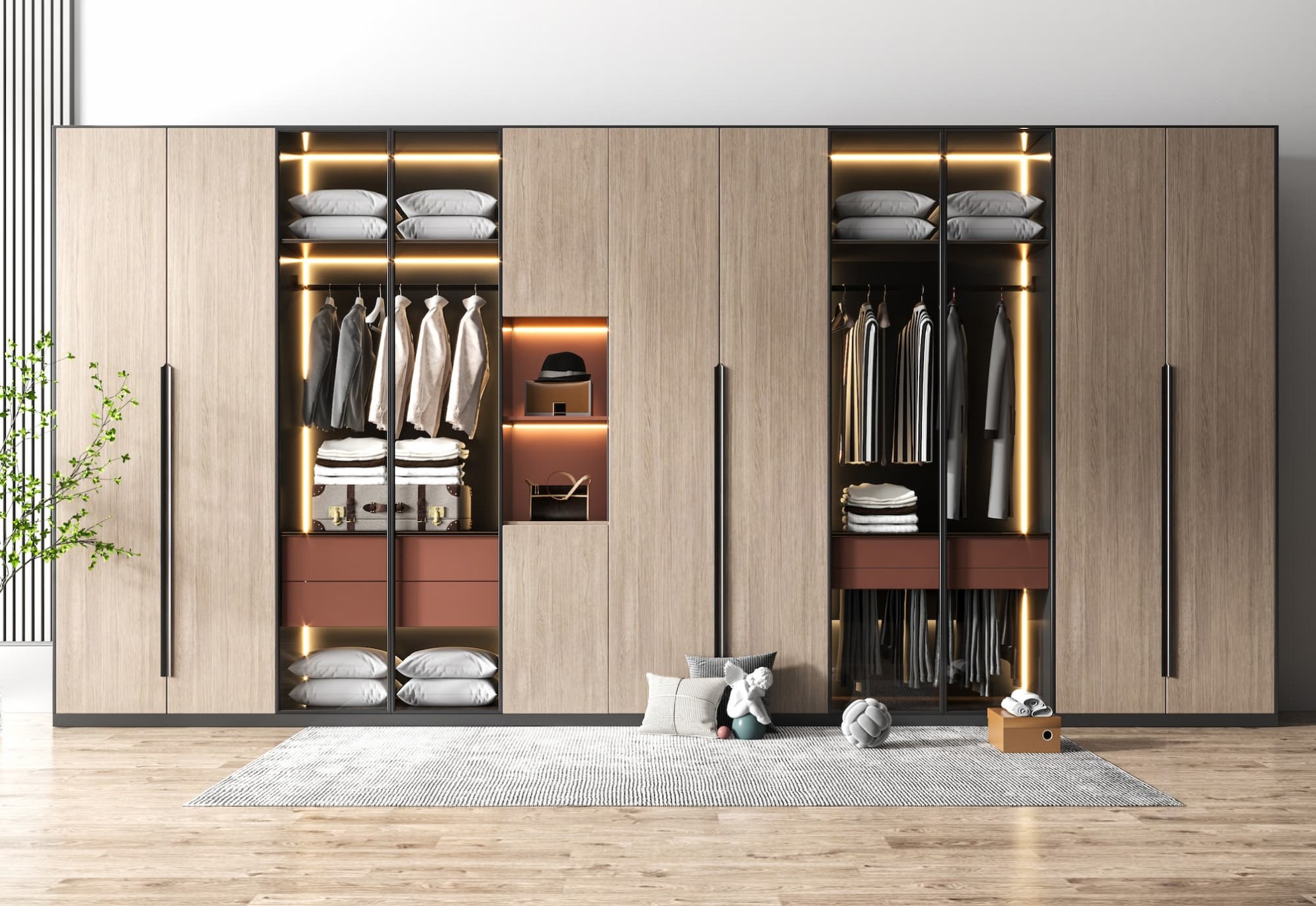Top tủ áo đẹp HCM thiết kế riêng