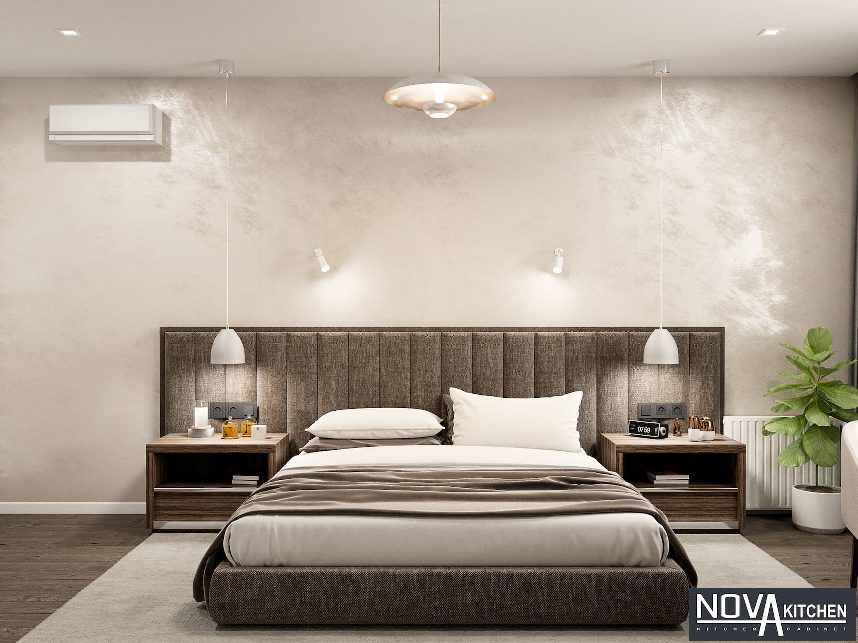 Nội thất Phòng ngủ hiện đại ấm cúng