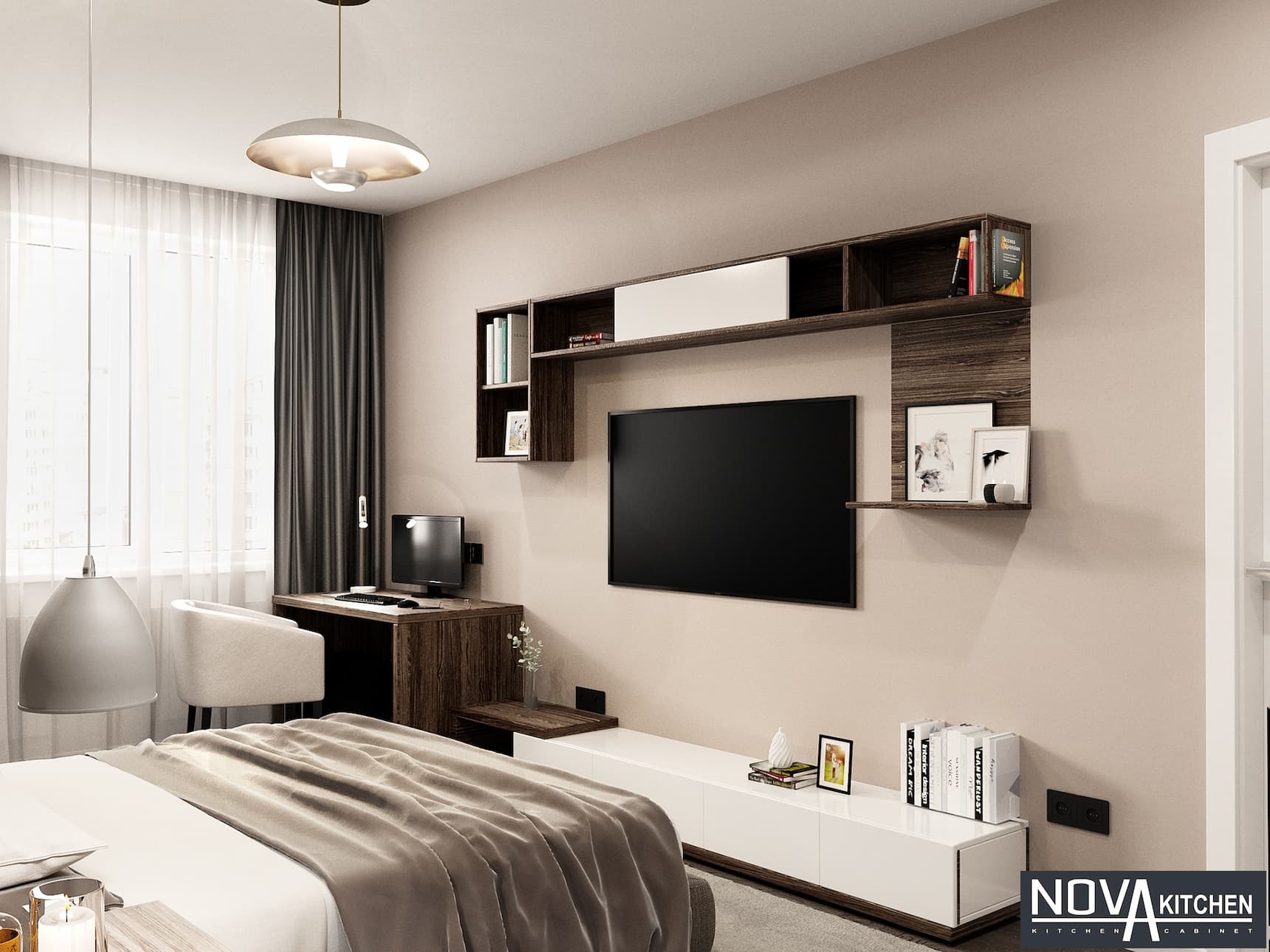 Nội thất Phòng ngủ hiện đại ấm cúng
