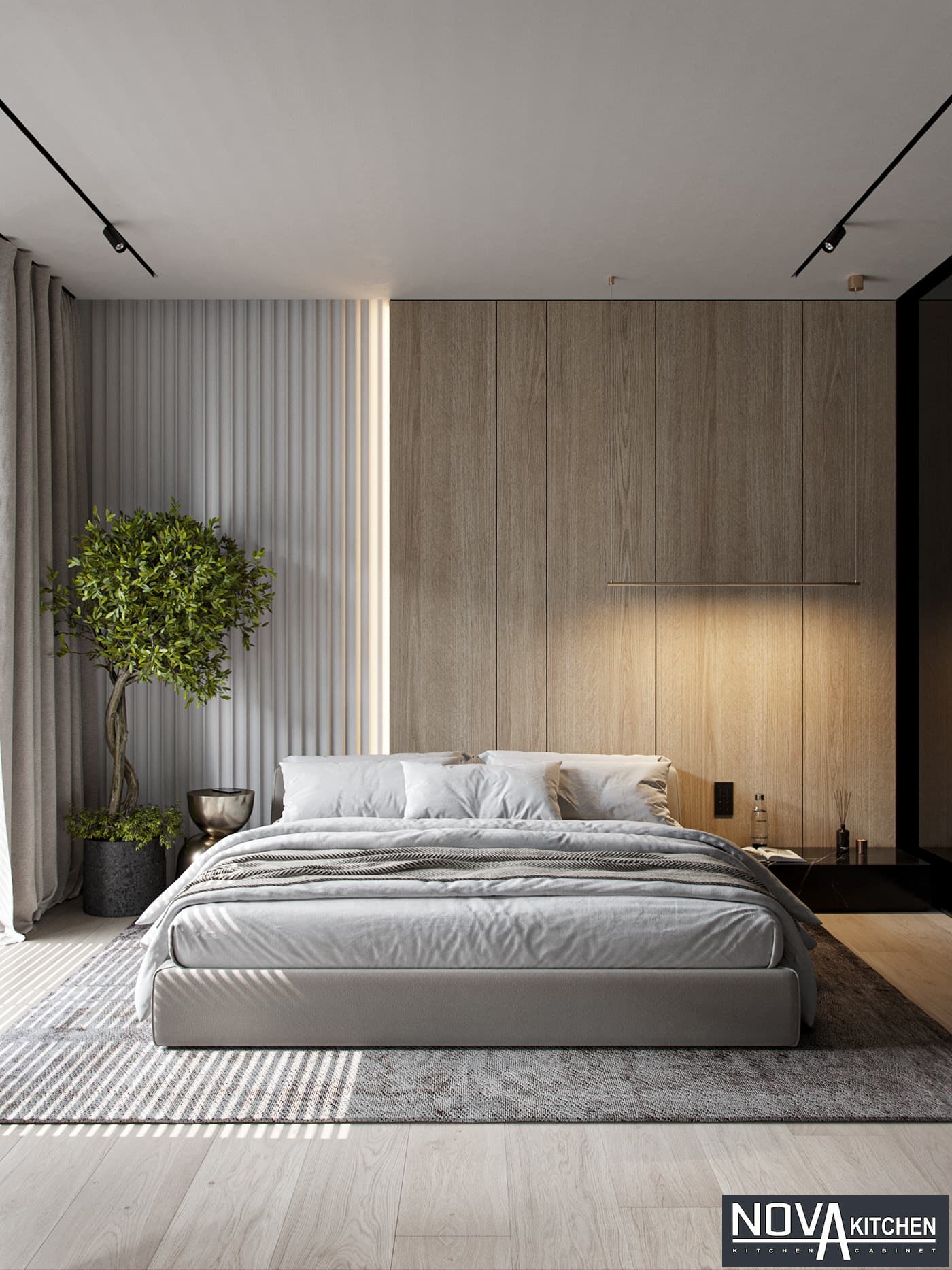 Thiết kế phòng ngủ căn hộ sang trọng hiện đại HCM
