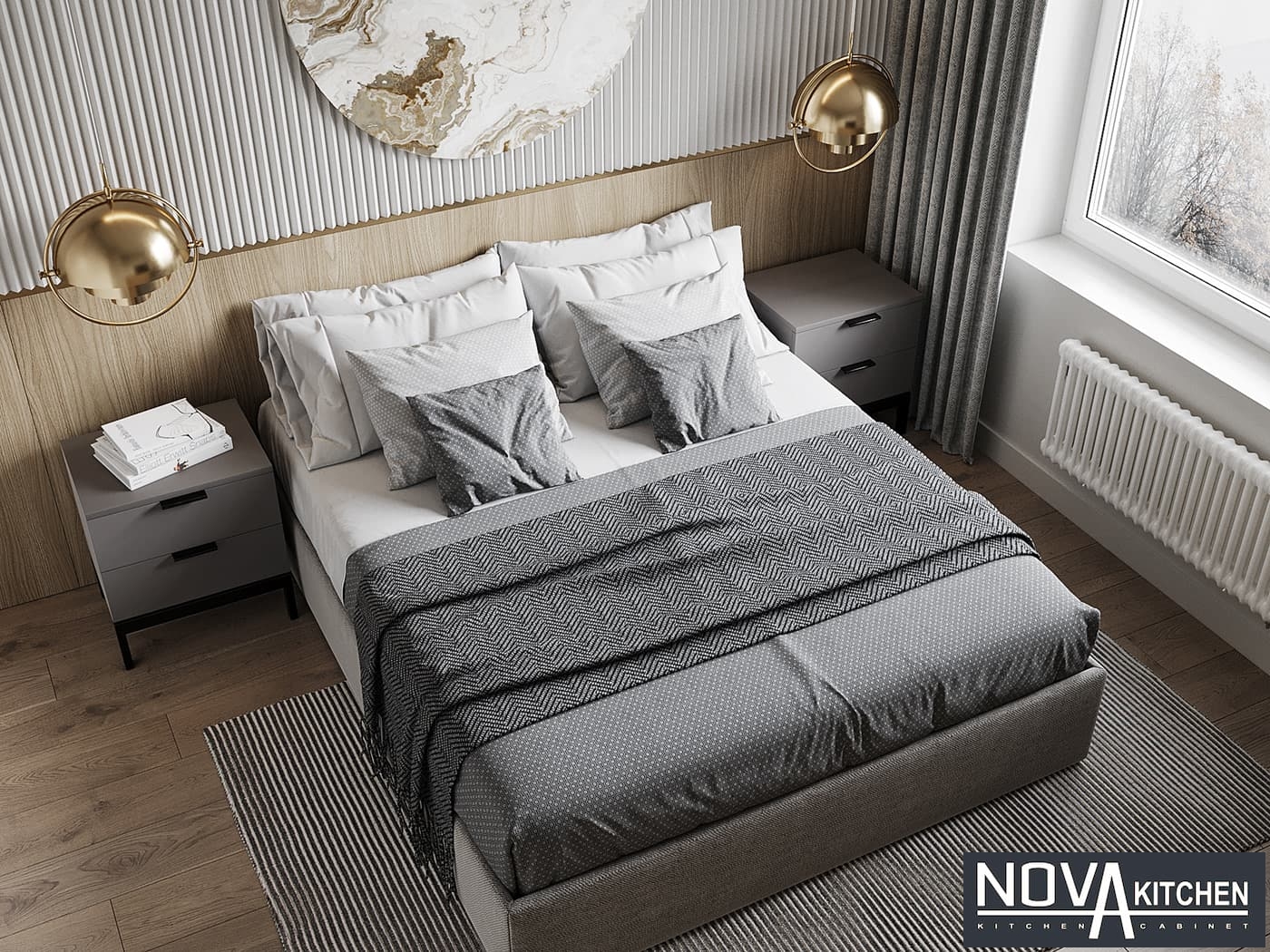 Thiết kế thi công phòng ngủ căn hộ cao cấp Quận 3