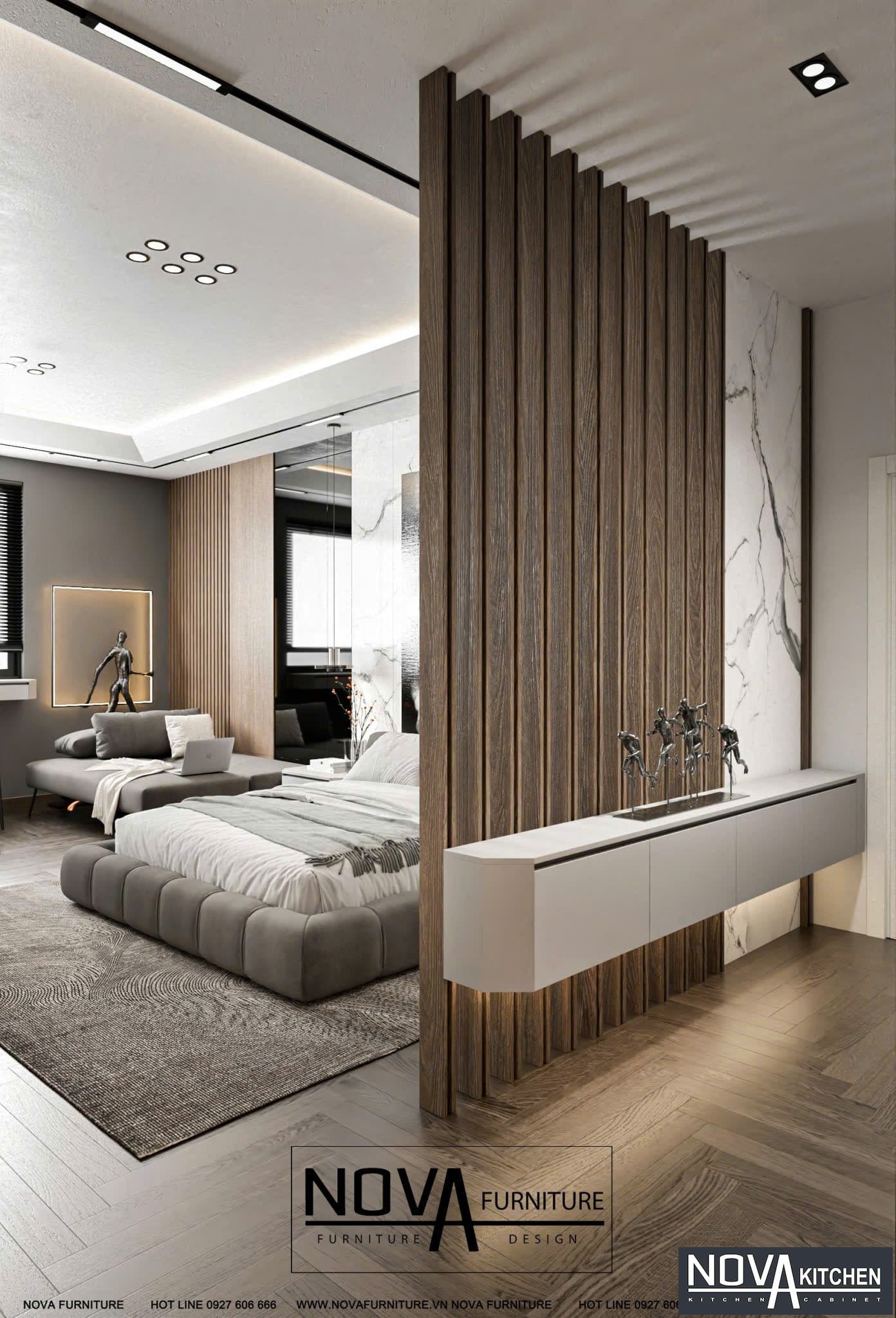 Thiết kế thi công phòng ngủ cao cấp