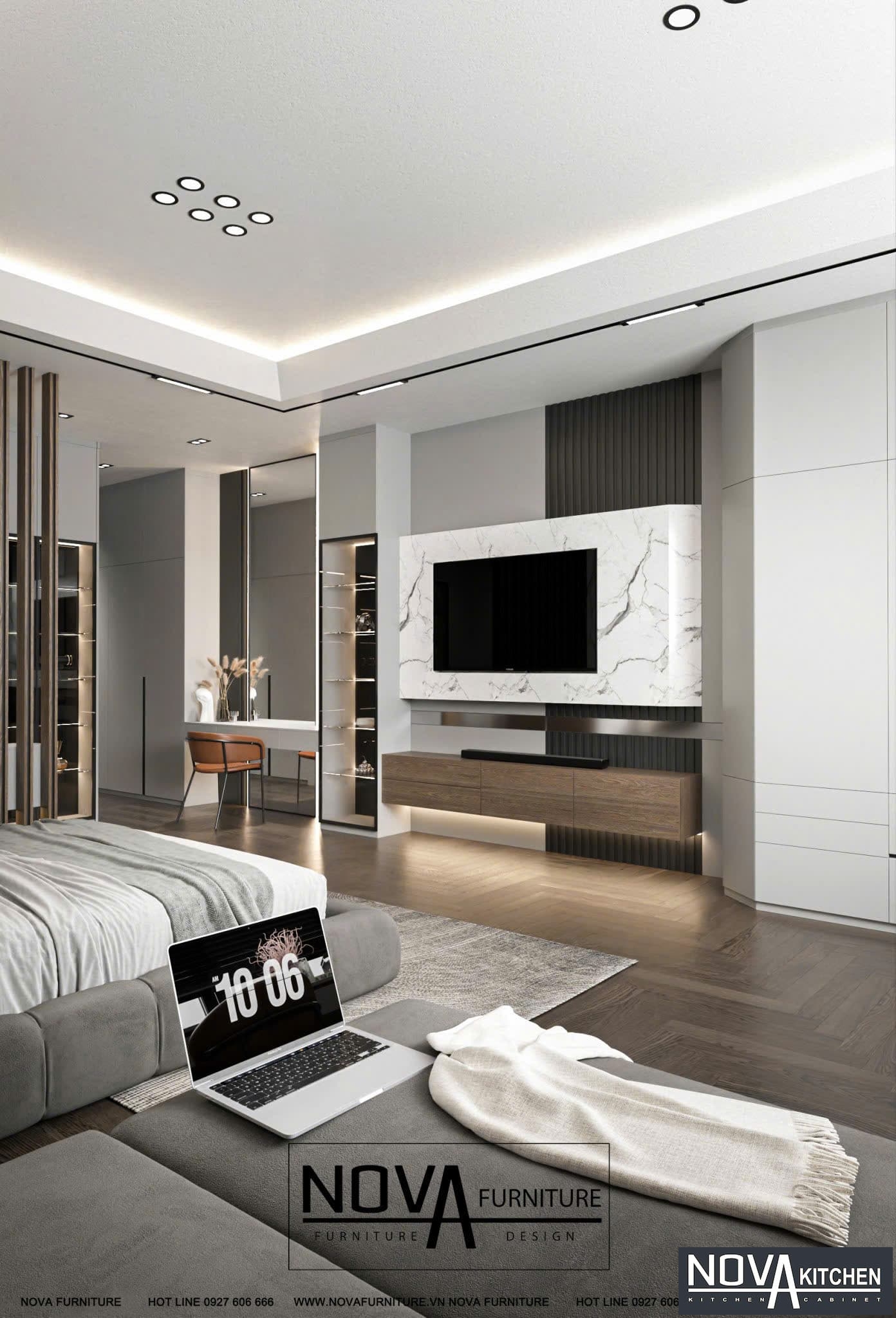 Thiết kế thi công phòng ngủ cao cấp
