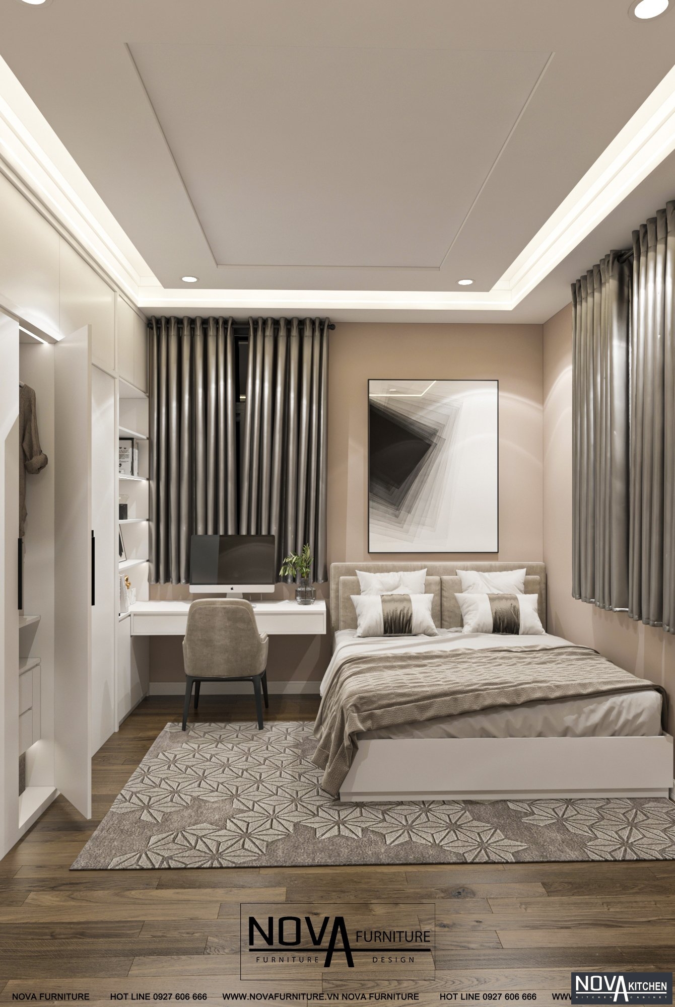 Thiết kế nội thất phòng ngủ Đồng Nai