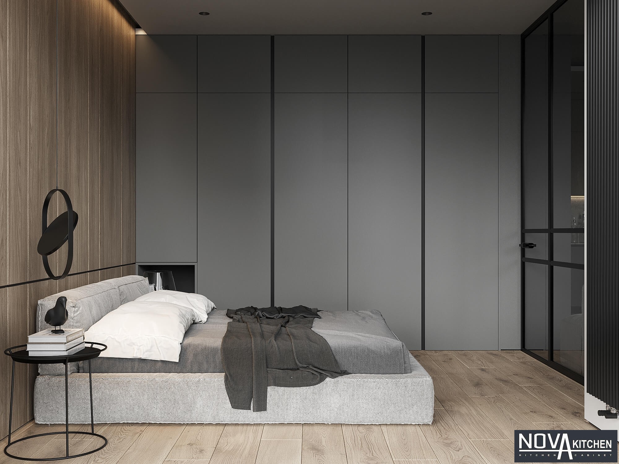 Thiết kế phòng ngủ căn hộ hiện đại HCM