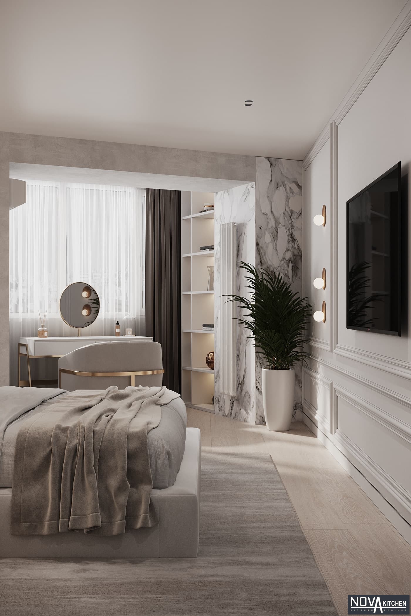 Thiết kế phòng ngủ hiện đại ở Thủ Đức