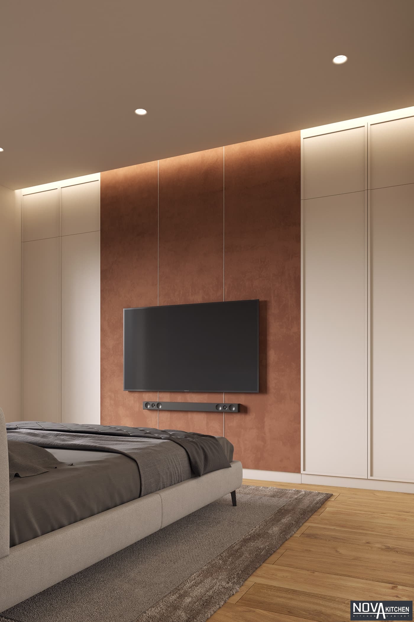 Thiết kế phòng ngủ hiện đại sang trọng Bình Dương
