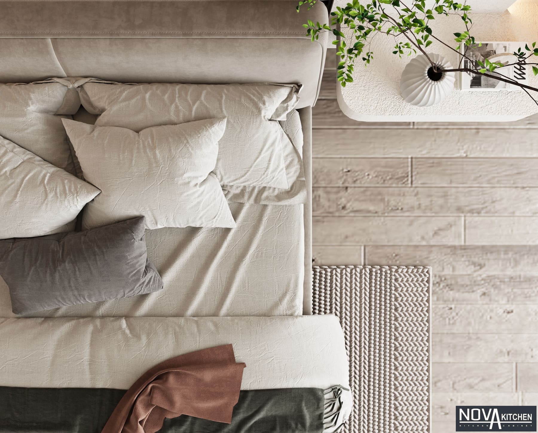 Thiết kế thi công Nội thất phòng ngủ hiện đại