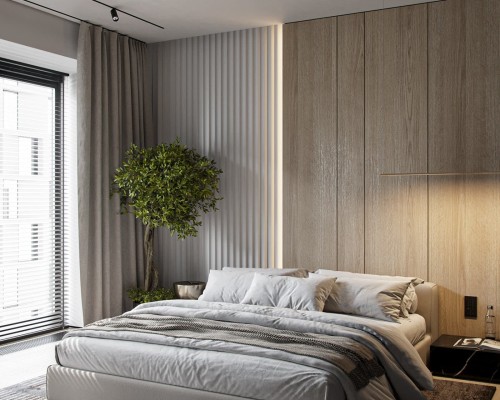Thiết kế phòng ngủ căn hộ sang trọng hiện đại HCM