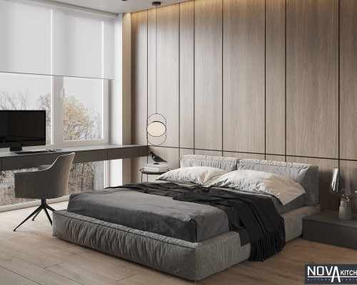 Thiết kế phòng ngủ căn hộ hiện đại HCM