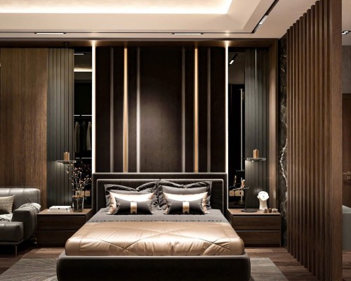 Nội thất Phòng ngủ hiện đại master tại HCM