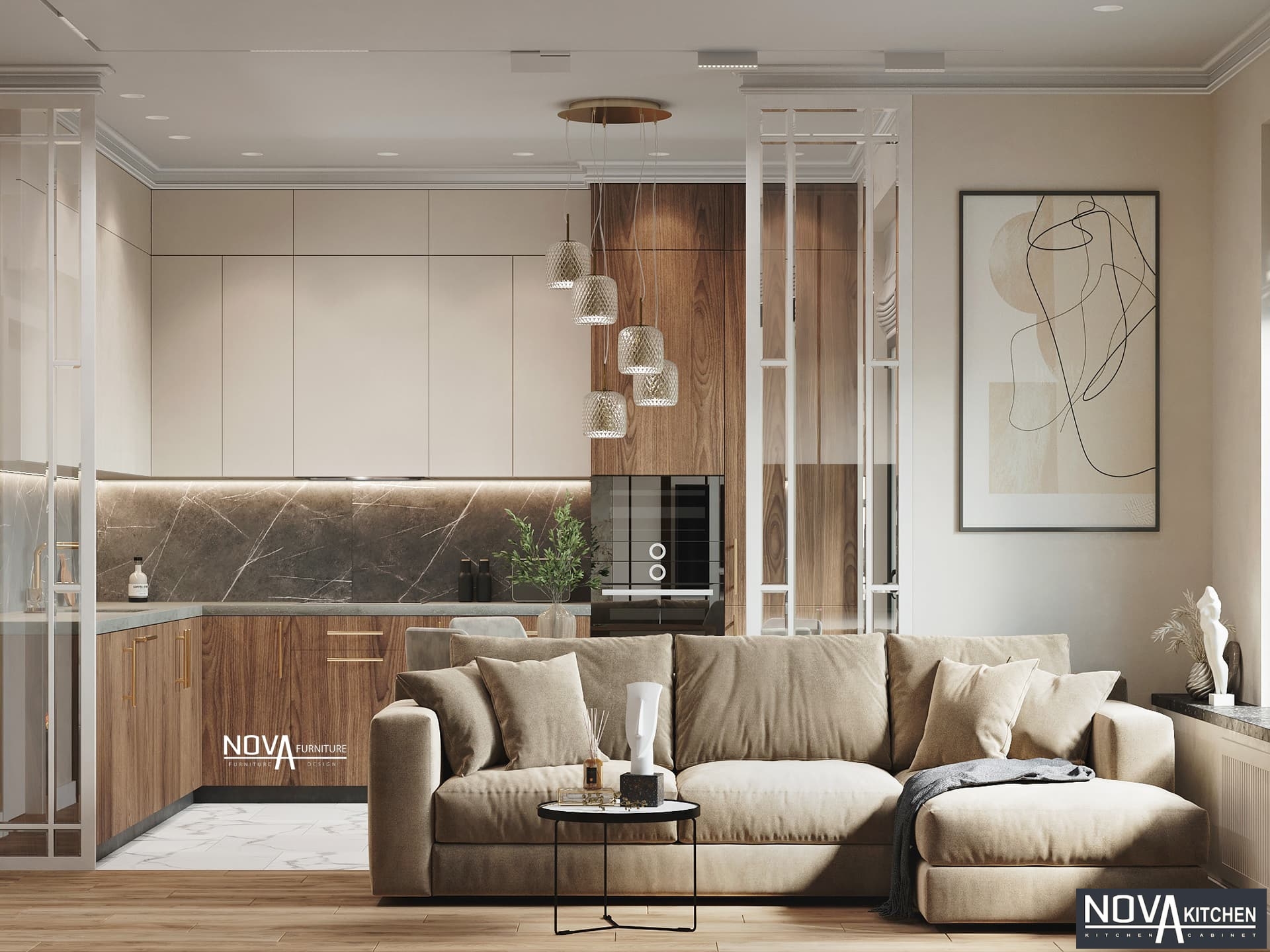 Dự án tủ bếp MDF cao cấp tại Cần Thơ