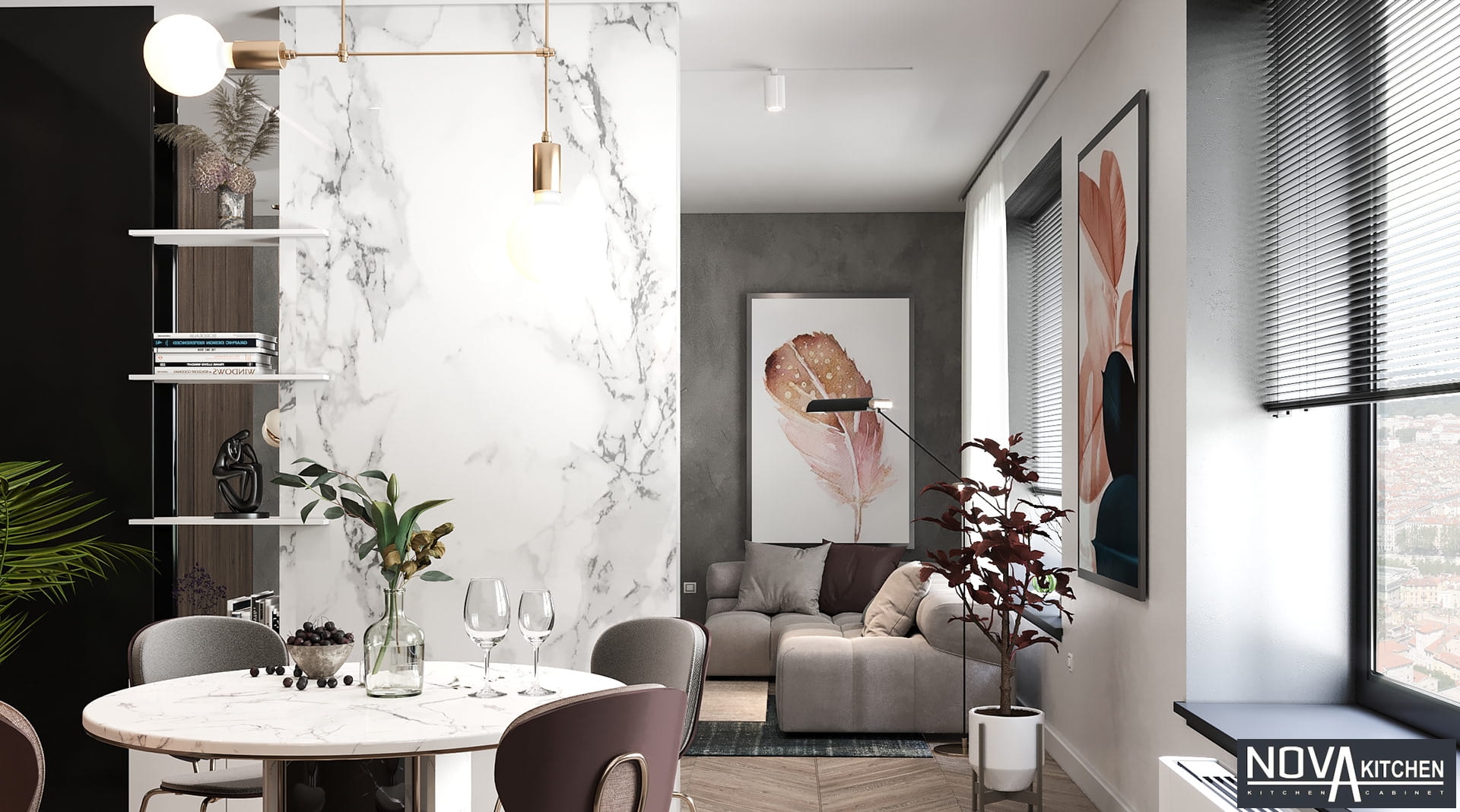 Dự án tủ bếp MDF ở Đồng Nai