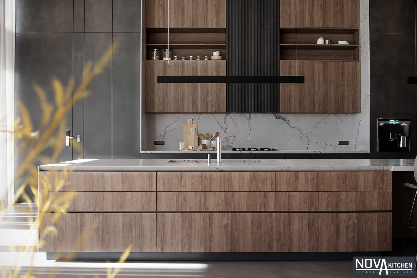 Thiết kế thi công tủ bếp MDF cao cấp