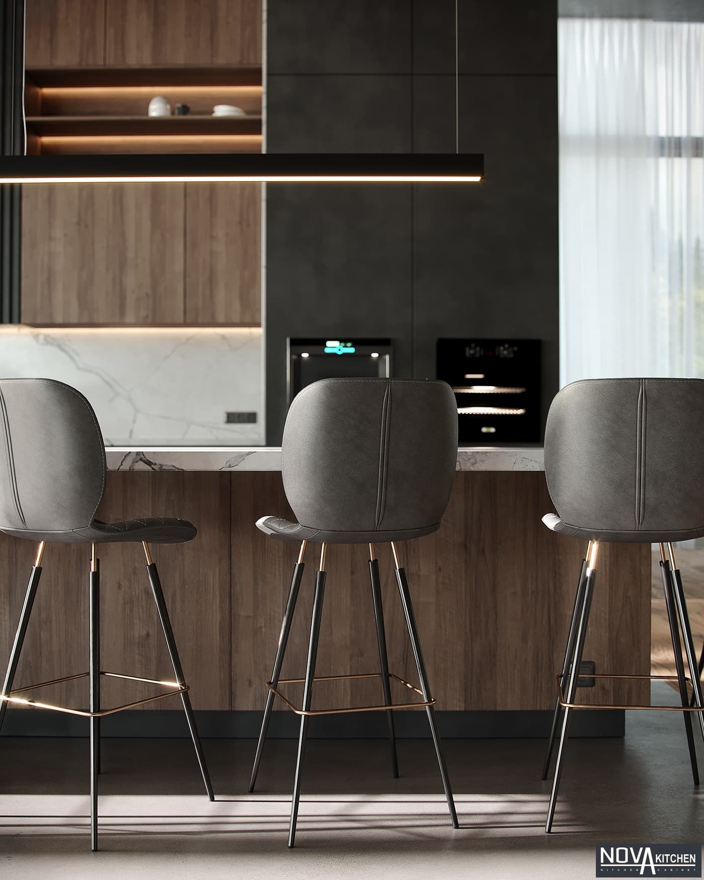 Thiết kế thi công tủ bếp MDF cao cấp