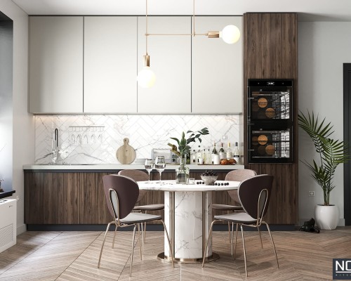 Dự án tủ bếp MDF ở Đồng Nai
